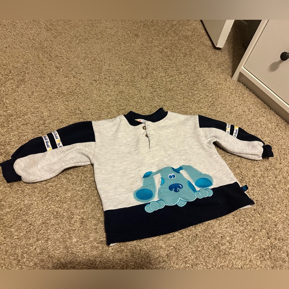 Vintage Blues Clues sweatshirt 3T